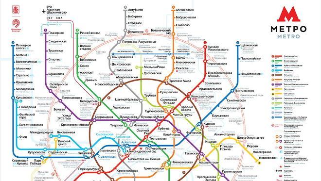 схема метро московская кольцевая