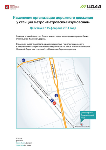 Схема станции метро петровско разумовская