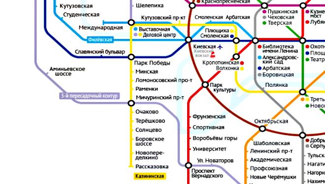 Схема станции новопеределкино