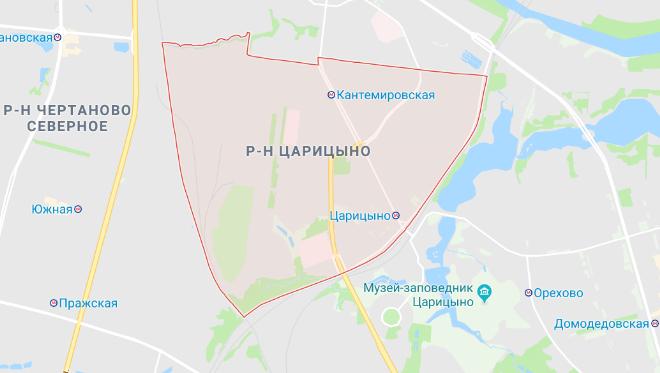 Озеро царицыно карта