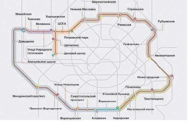 Проспект вернадского бкл схема