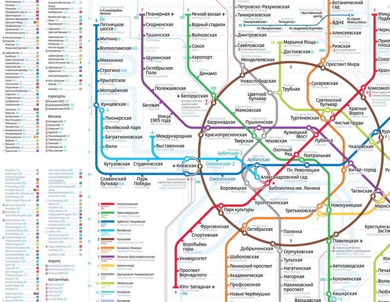 Карта метро кожуховская